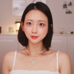 【散光】Lenbling Eye Only 1 Month Glomi Sweet Pink 每月抛棄散光彩妝隱形眼鏡